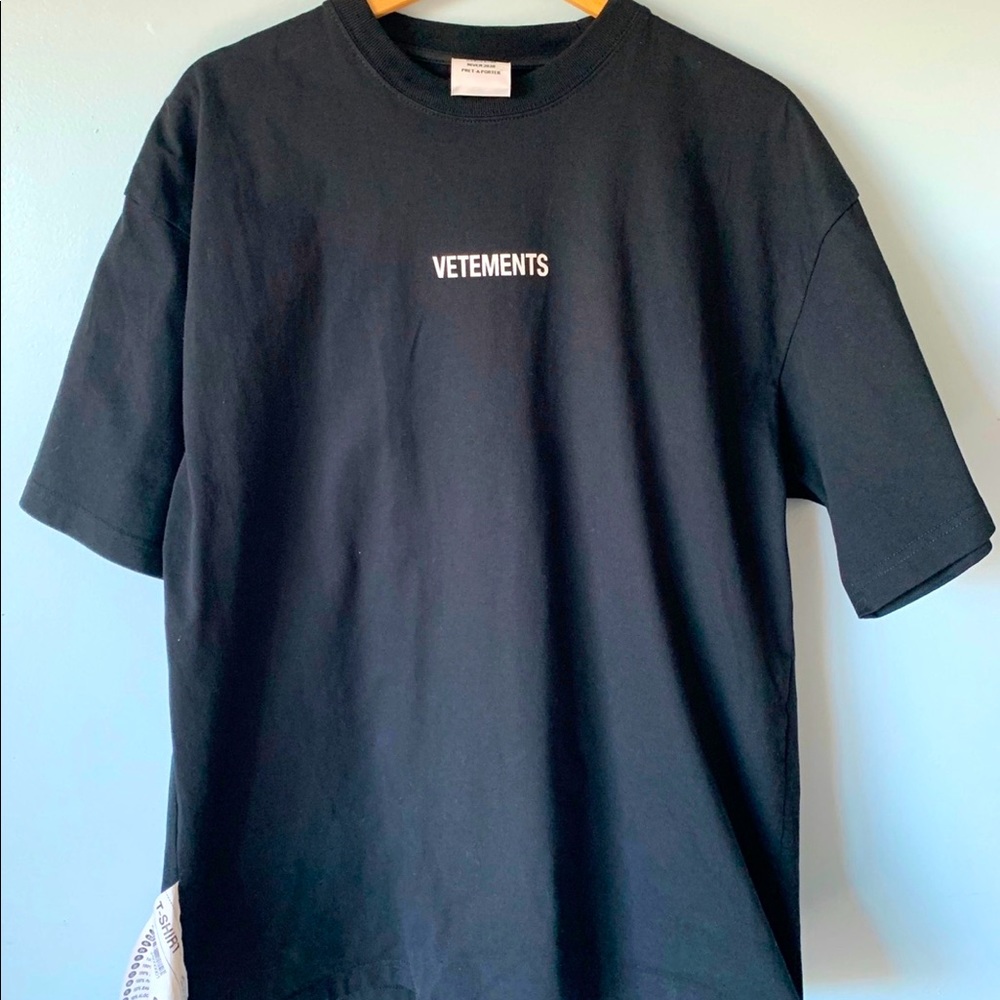 Vetements mens t shirt oversized